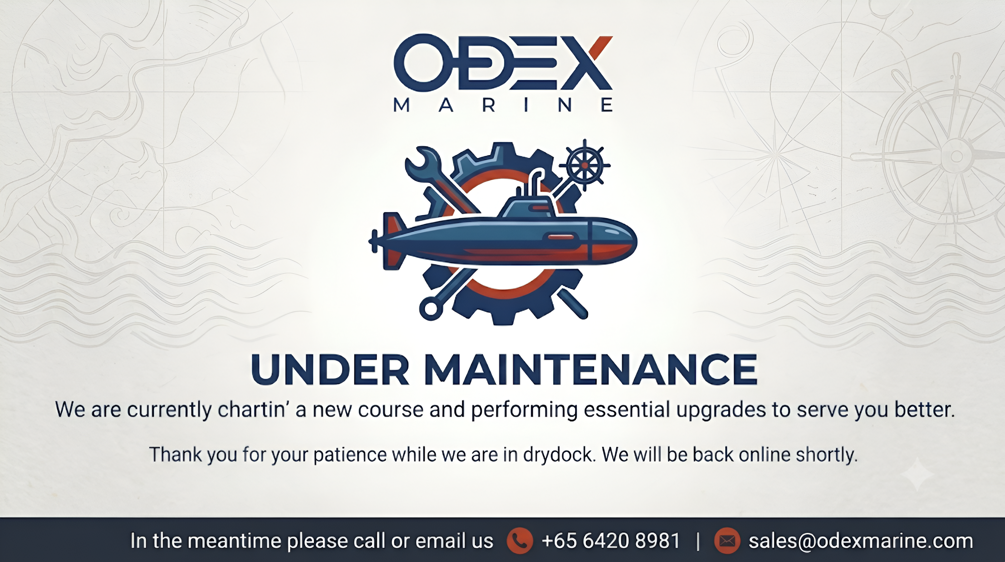 ODEX Marine under maintenance
