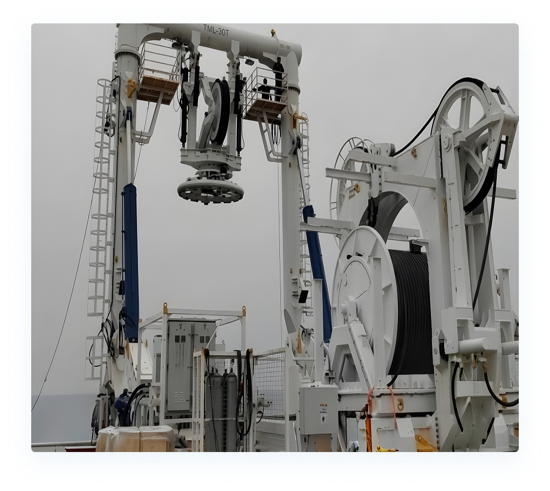 A-Frame and LARS marine launch and recovery system