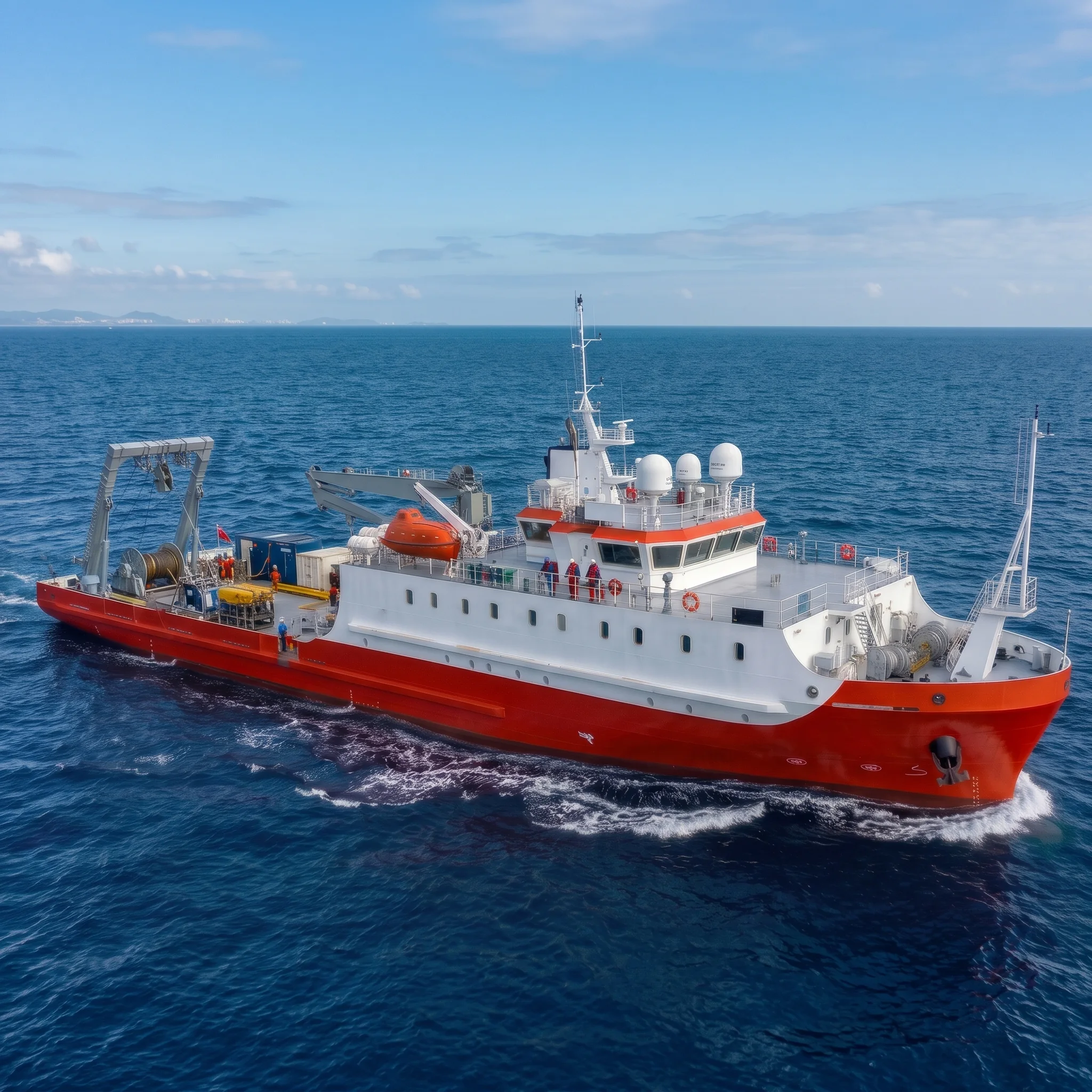 Jiahaike 7 research vessel at sea